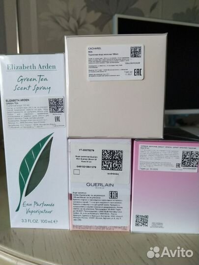 Т.Вода женская Versace,D/G, Cacharel, E. Arden, V