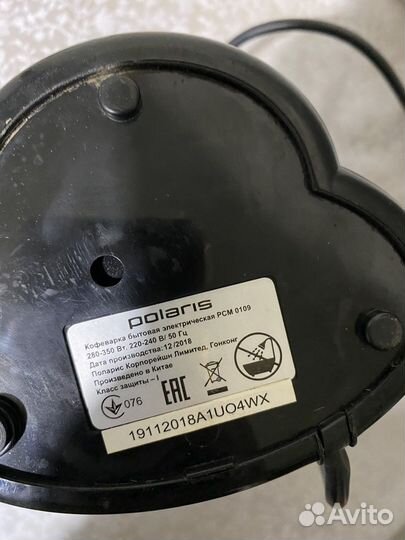 Кофемашина polaris PCM 0109
