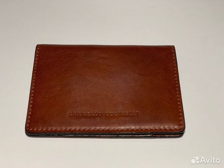 Мужское кожаное портомне Brunello Cucinelli