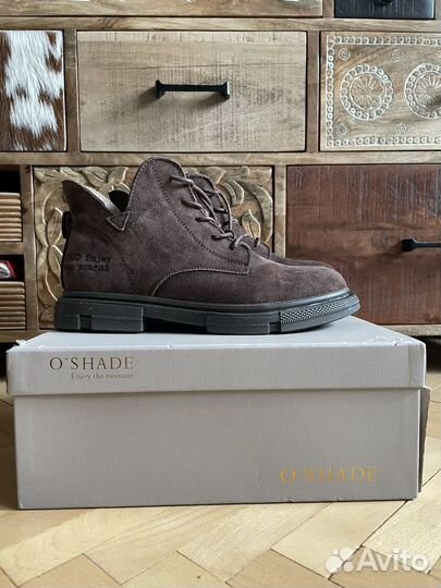 Ботинки замша 39