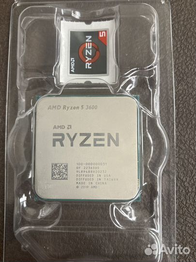 Процессор AMD ryzen 5 3600 oem