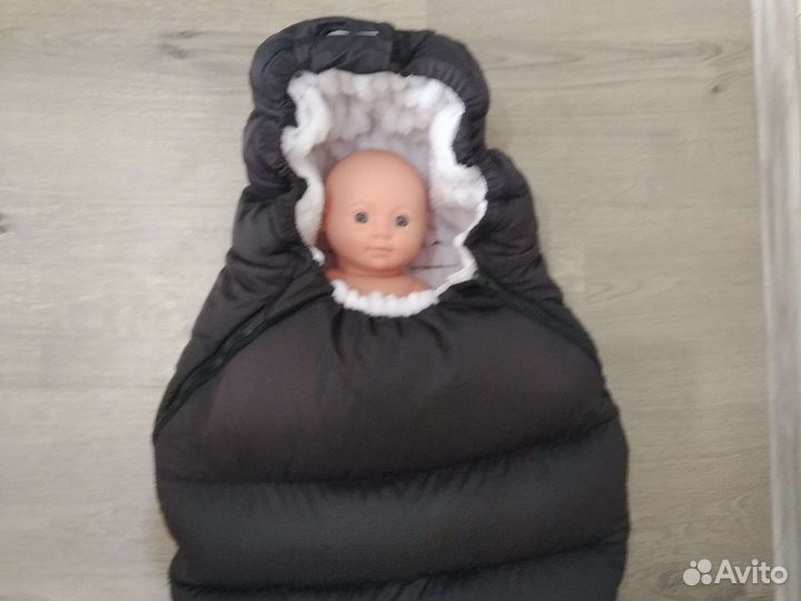 Зимний конверт в коляску