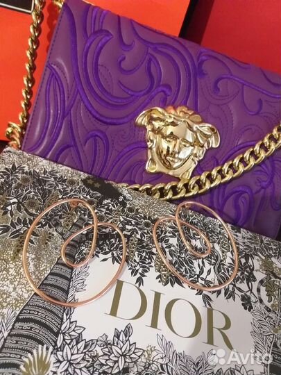 Серьги Lux. Чехия