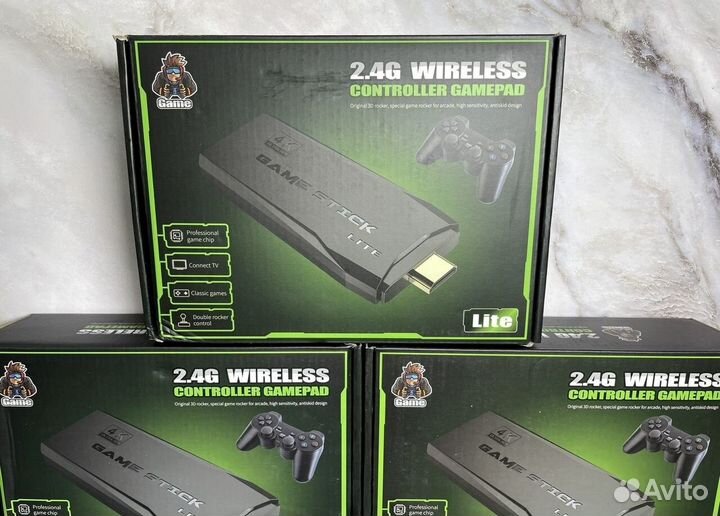 Игровая приставка game stick 64gb / 10к игр