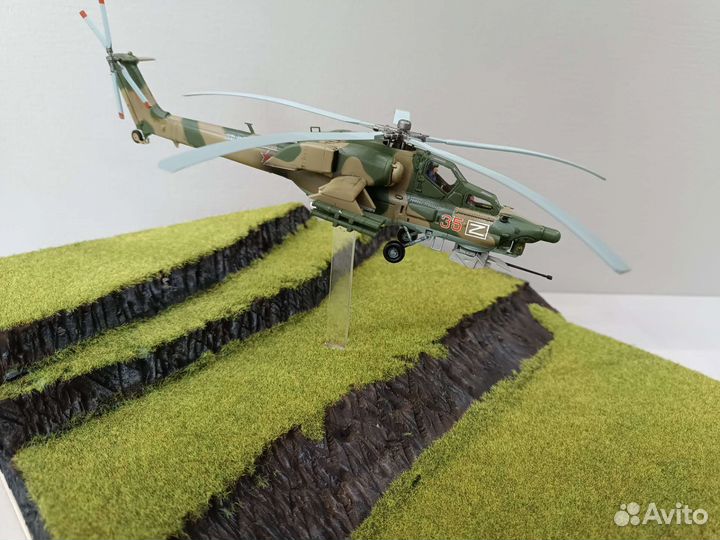 Сборная модель вертолета Ми-28
