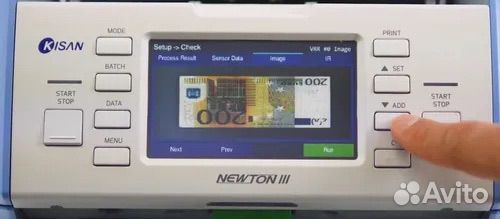 Счетчик сортировщик банкнот Kisan Newton HD новый объявление продам