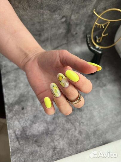 Покрытие гель лаком,наращивание, маникюр