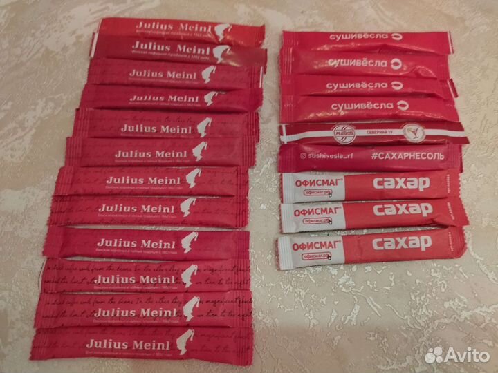 Сахар в стиках