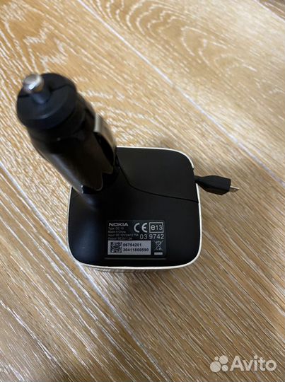 Автомобильное зарядное устройство nokia dc-10
