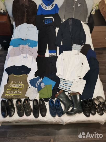 Лот4. Коробка обуви и одежды для мальчика