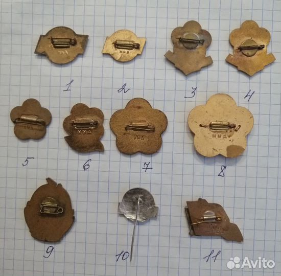 Значки фестиваля 1957 и другие в т.м