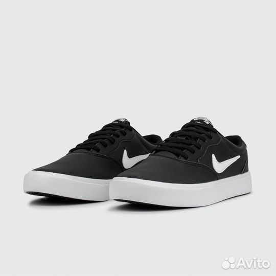 Кеды Nike SB Chron Leather Black White