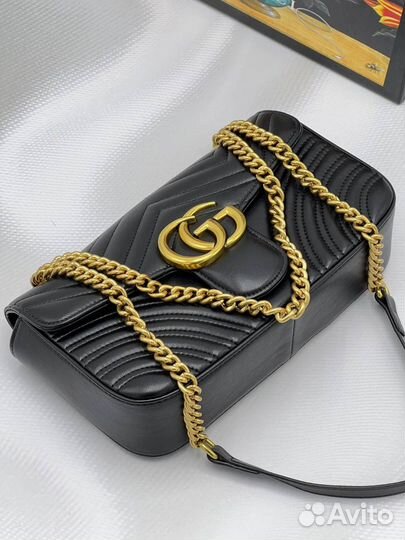 Сумка женская gucci marmont GG