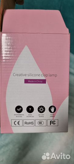 Детский силиконовый светодиодный ночник зайчик