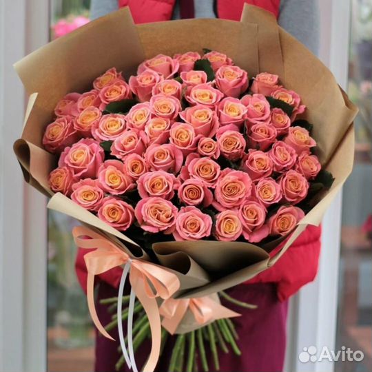 51 Роза букетом