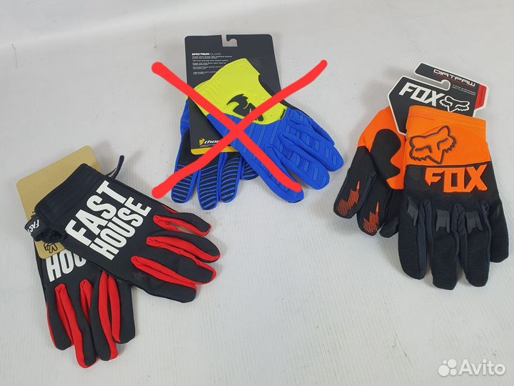 Перчатки кросс-эндуро