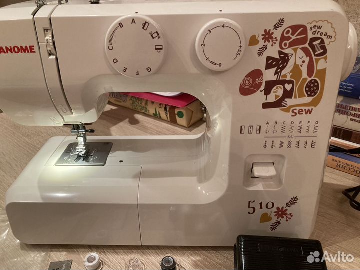 Швейная машина Janome 510