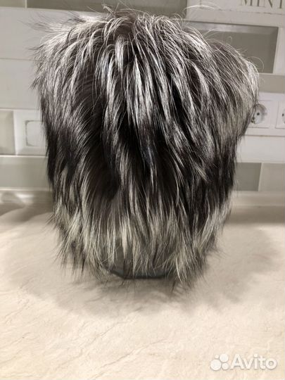 Шапка чернобурка