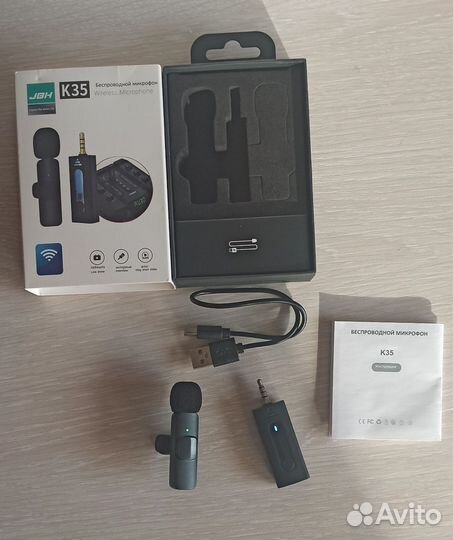 Петличный микрофон jbh k35