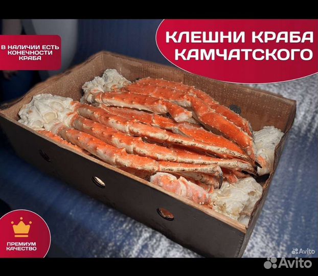 Краб Камчатский, стригун, волосатик