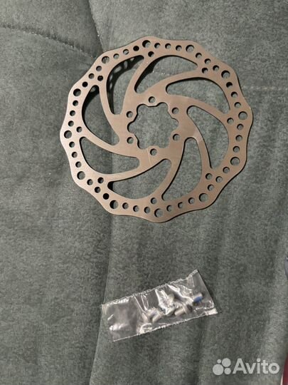 Велосипедный тормозной диск 160 мм с 6 винтами