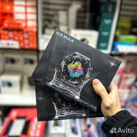 Смарт часы круглые G5