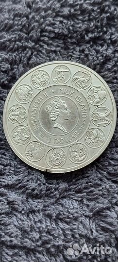 Монета серебро