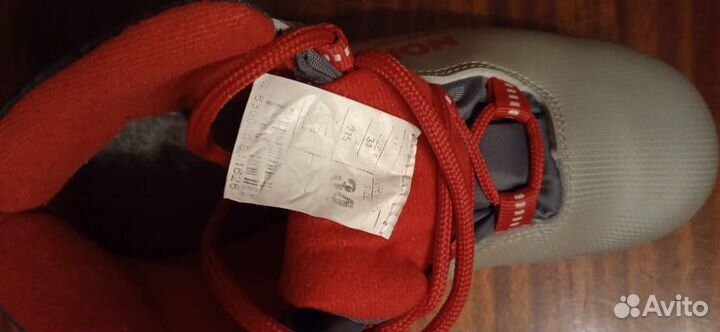 Лыжи беговые детские 140, ботинки, палки