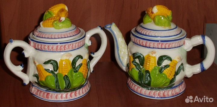Новый набор чайник и сахарница Китай