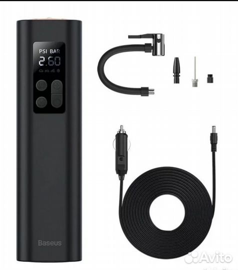 Портативный насос Baseus Super Mini Inflator Pump