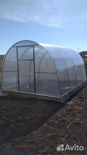 Теплица 3 на 6 усиленная оцинкованная