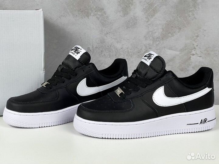 Nike Air Force Black Low 07