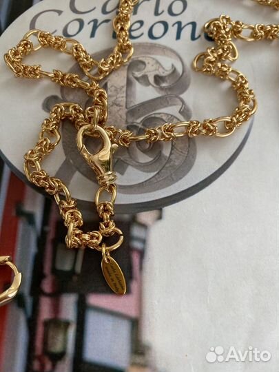 Бижулктия италия CarloCorleone 18 k комплект