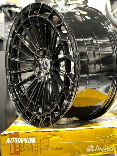 Диски литые R19 Mercedes Black Turbofan