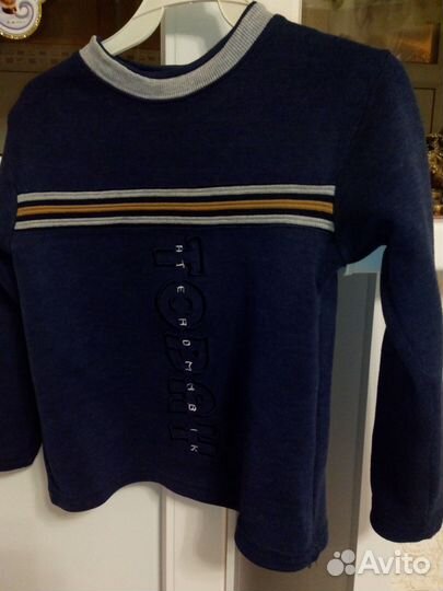 Лонгслив,Водолазки,Свитер,Толстовки, б/у. (6-8лет)