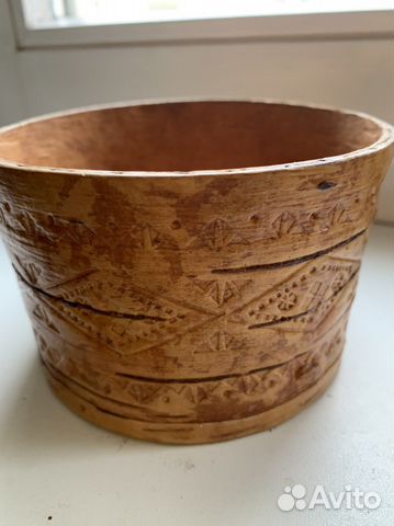 Туесок из коры берёзы СССР