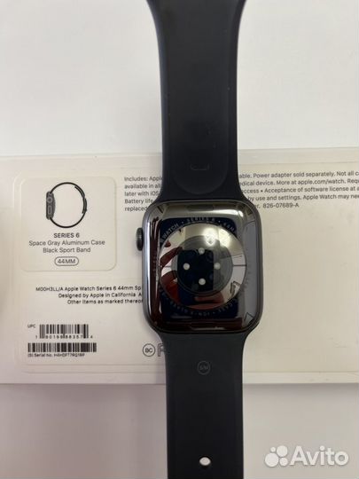 Часы Apple Watch Series 6 44 mm Space Gray