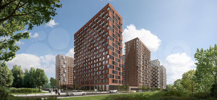 1-к. квартира, 36,4 м², 8/17 эт.