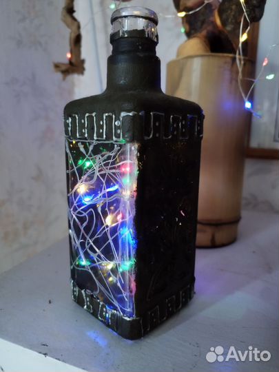 Бутылка декорированная. Авторская работа