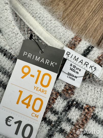 Кофта Primark 9-10 лет (140) брак рукава