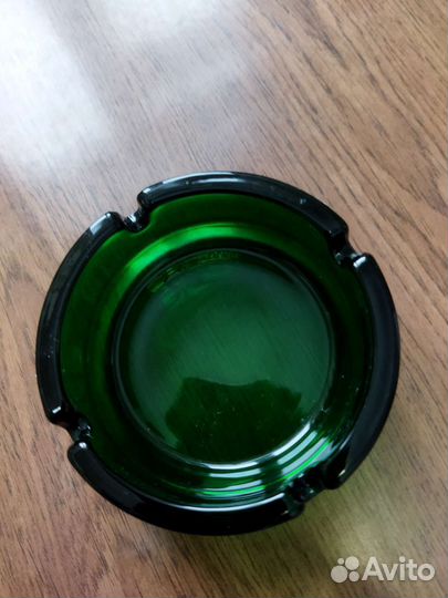 Пепельница, цветное стекло