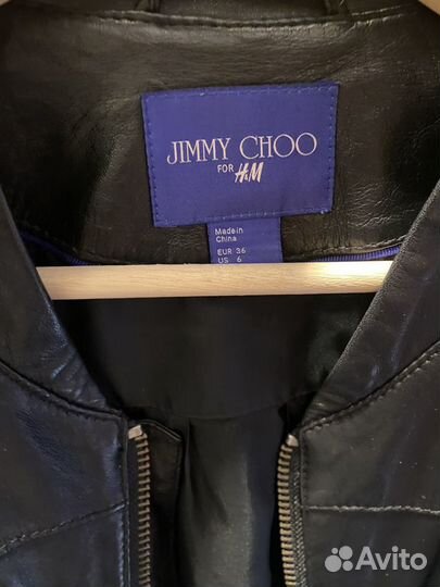 Куртка кожаная Jimmy Choo