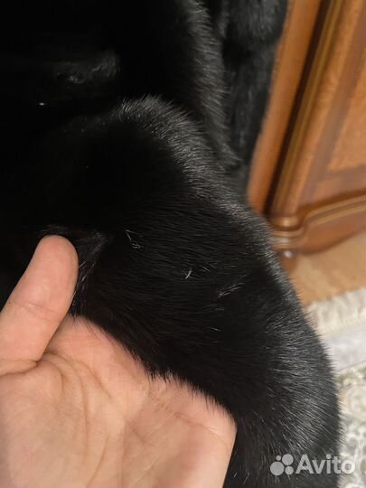 Шуба норковая 46 48 черная