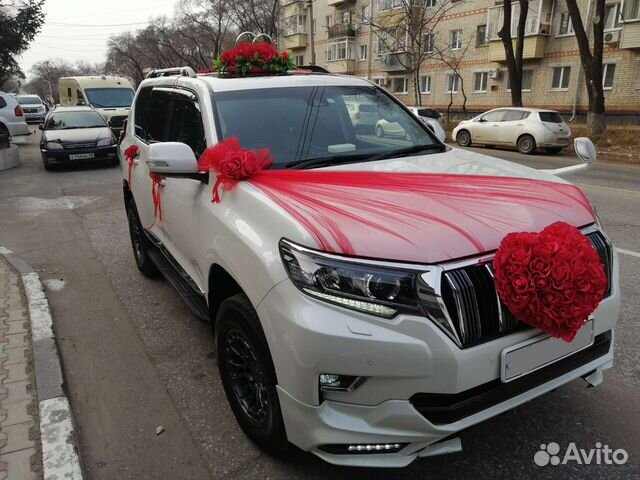 Украшение на машину свадебное