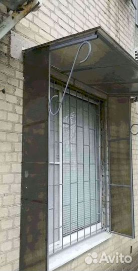 Решетки на окна, тамбур, двери, ворота, железные