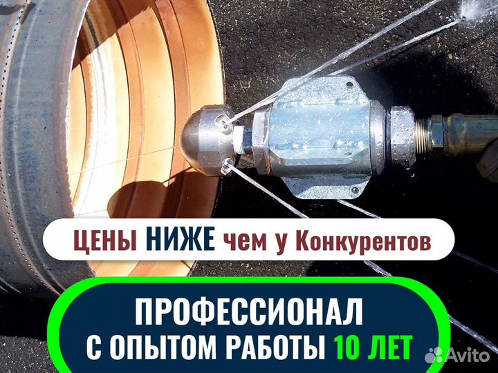 Гидродинамическая Прочистка канализации