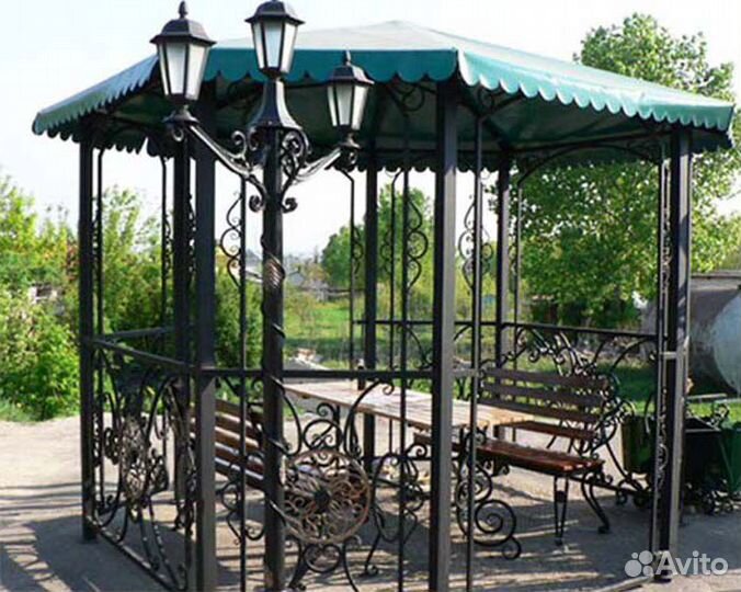 Навесы для авто, беседки, парковки