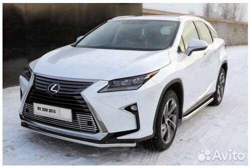 Защита переднего бампера Lexus RX 2015-2022