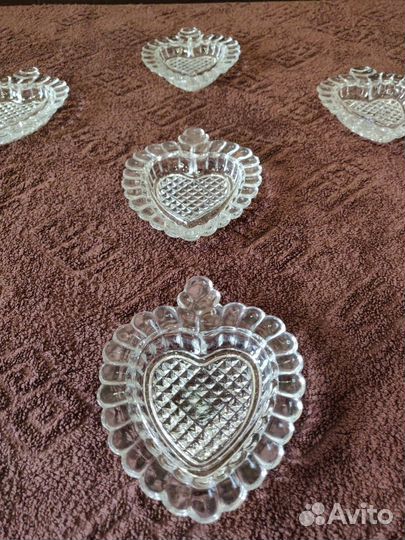 Хрустальные розетки (блюдца)
