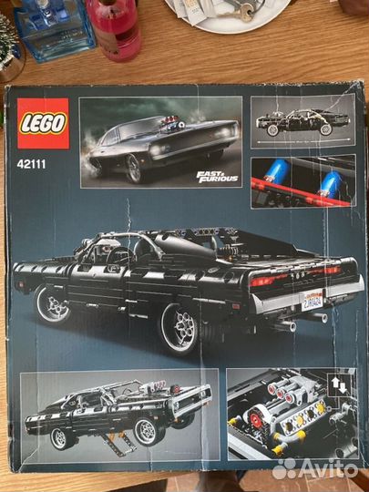 Lego Technic 42111 dodge charger доминика торетто